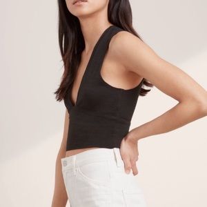 Aritzia Valeria Top Black